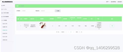 springboot网上商城购物系统